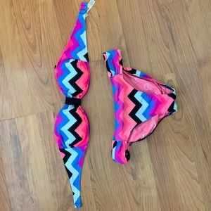 Victoria Secret Pink Chevron bathing suit